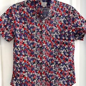 J.Crew men's button-down, short sleeve shirt